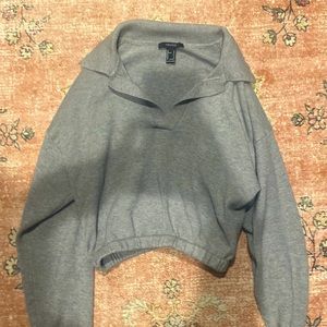 grey sweater/ size: small